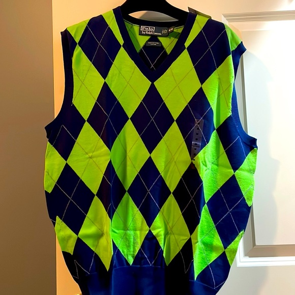 Polo Ralph Lauren Men’s Medium Vest (Aruba Lime)